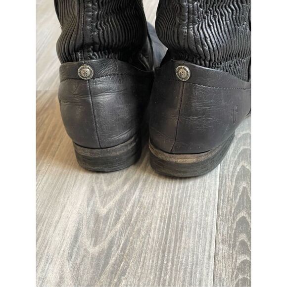Frye Melissa black leather boots Size 8.5 - Picture 9 of 12